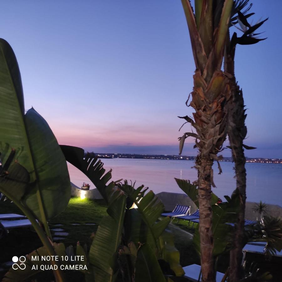 Casa Con Piscina E Vista Mare Dal Giardino Appartement Fanusa Buitenkant foto