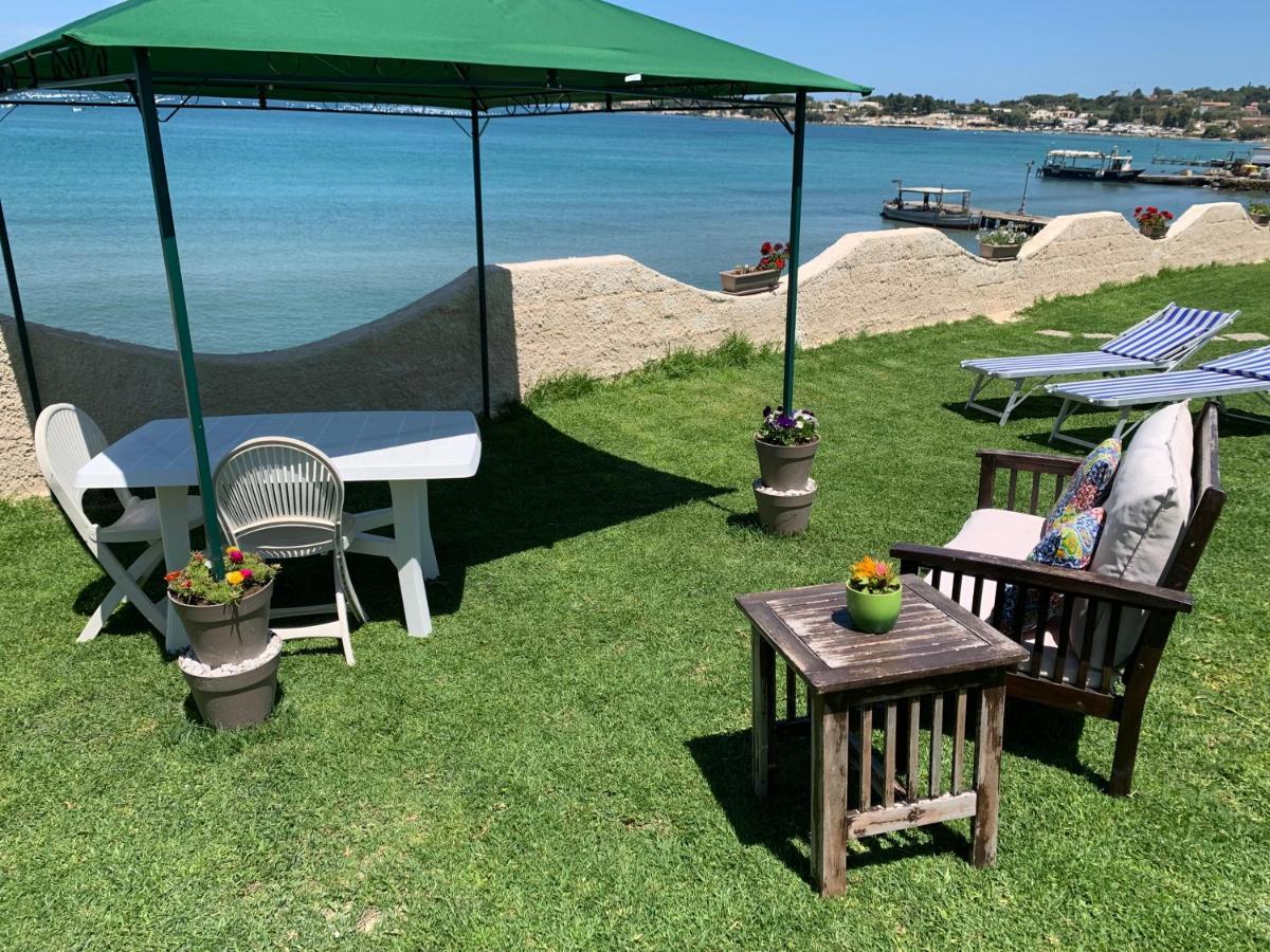 Casa Con Piscina E Vista Mare Dal Giardino Appartement Fanusa Buitenkant foto